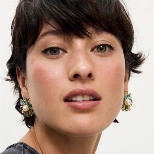 Colorful stud earrings A290